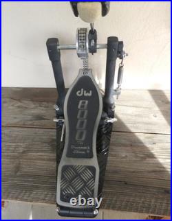 DW 8000B Bass Drum Pedal / Solid Footboard / Heel-less Single Pedal / RARE