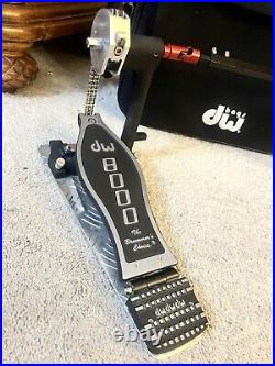 DW 8000 Double Drum Pedal with Case