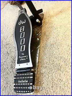 DW 8000 Double Drum Pedal with Case