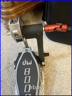 DW 8000 Double Drum Pedal with Case