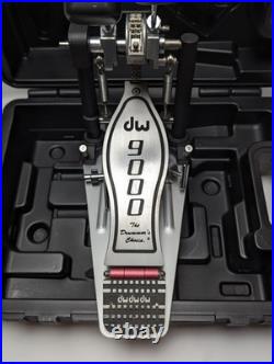 DW 9000 Double Bass Drum Pedal Hard Shell Case + Extras DWCP9002 Drum Workshop