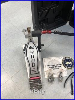 DW 9000 Double Bass Drum Pedal With Case And Key