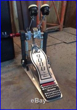 DW 9000 Double Bass Drum Pedal with Case
