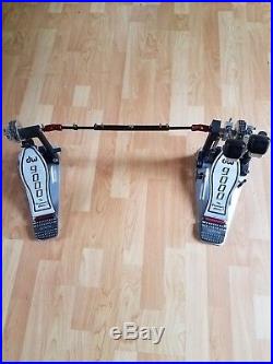 DW 9000 Double Bass Drum Pedals with hard case