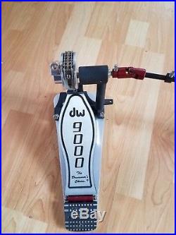 DW 9000 Double Bass Drum Pedals with hard case