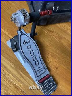 DW 9000 Series Double Bass Drum Kick Pedal, withCase. USED