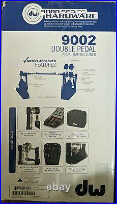 DW 9000 Series Double Bass Drum Pedal DWCP9002 New