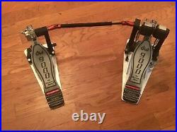 DW 9000 Series Double Bass Drum Pedal DWCP9002 With Hard Case DW9000
