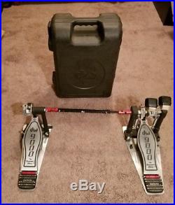 DW 9000 Series Double Bass Drum Pedal DWCP9002 with Hardshell Case