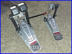 DW 9000 Series Double Bass Drum Pedal Multicolor