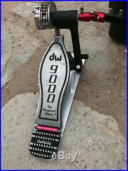 DW 9000 Series Double Bass Drum Pedal Very Good