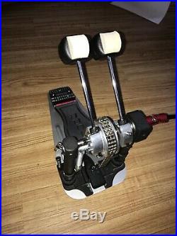 DW 9000 Series Double Bass Drum Pedal With Hard Case