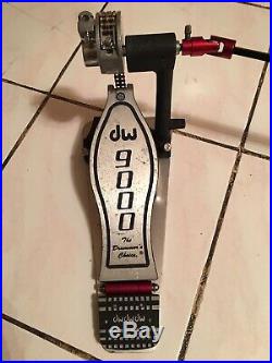 DW 9000 Series Double Bass Drum Pedal with Black DW Hard Case
