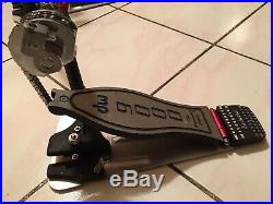 DW 9000 Series Double Bass Drum Pedal with Black DW Hard Case