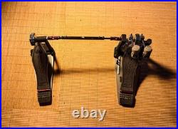 DW 9000 Series Double Bass Drum Pedal with Extended Footboard Multicolor