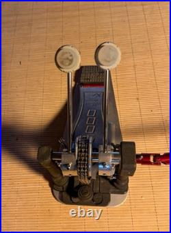 DW 9000 Series Double Bass Drum Pedal with Extended Footboard Multicolor