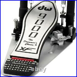 DW 9000 Series Double Bass Drum Pedal with eXtended Footboard 194744516818 OB