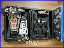 DW 9000 Series Double Bass Drum Pedals DWCP9002 RARELY USED