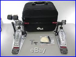 DW 9000 Series Double Bass Kick Drum Pedal Lefty Version with Case