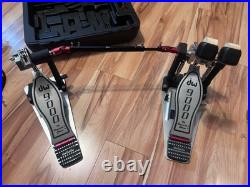 DW 9000 Series Drum Workshop Double Bass Drum Pedal w Hard Case + Made in TAIWAN DW 9000 Series Drum Workshop Double Bass Drum Pedal w Hard Case + Made in TAIWAN