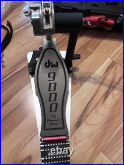 DW 9000 Series Drum Workshop Double Bass Drum Pedal w Hard Case + Made in TAIWAN DW 9000 Series Drum Workshop Double Bass Drum Pedal w Hard Case + Made in TAIWAN