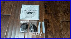 DW 9000 XF Extended Foot Board Double Bass Drum Pedal With Hard Case 9002