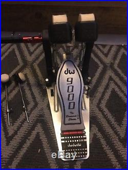DW 9002 (Drum Workshop) 9000 Series Double Bass Drum Pedal with case