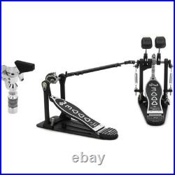 DW DWCP3002A 3000 Series Double Bass Drum Pedal with Drop Clutch