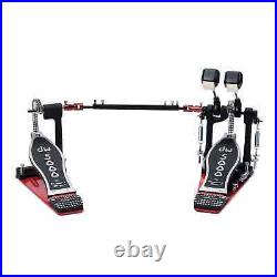 DW DWCP5002TD4 5000 Series Turbo Double Bass Drum Pedal with Bag