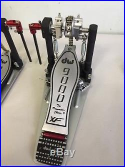 DW DWCP9002XF DW 9000 Series Extended Footboard Double Bass Drum Pedal With Case