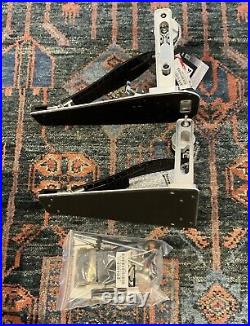 DW DWCPMCD2BK MFG Series Chain Double Bass Drum Pedal Black