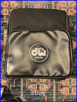 DW DWCPMCD2BK MFG Series Chain Double Bass Drum Pedal Black