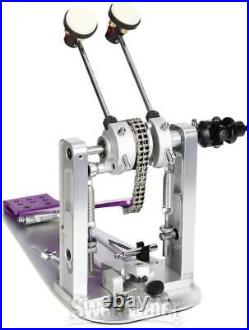 DW DWCPMCD2PU MCD Machined Chain-drive Double Bass Drum Pedal Purple