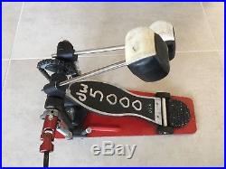 DW Double Bass Drum Pedal single chain drive very good condition with case