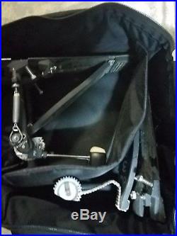 DW Drum Workshop 3000 Series Double Bass Pedal for Kick Drum with Ahead Case