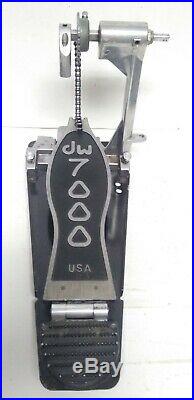 DW Drum Workshop 7000 Double Kick Bass Drum Pedal Used Free Shipping
