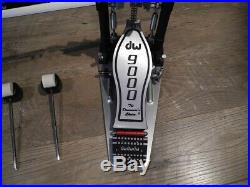 DW Drum Workshop DWCP9002 9000 Series Double Kick Bass Drum Pedal with Carry Bag