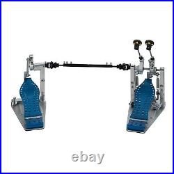 DW Drum Workshop MDD Machined Direct Drive Double Bass Drum Pedal, Blue