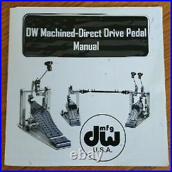 DW Drum Workshop MFG U. S. A. Machined Direct Drive Double Bass Pedal DWCPMDD2