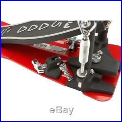 DW HEEL-LESS DOUBLE BASS KICK DRUM PEDAL with CASE, 5000 SERIES DWCP5002ADH