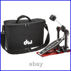 DW Heel-Less Bass Drum Single Pedal with Bag