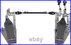 DW MFG Series XF Machined Direct Drive Double Bass Drum Pedal with Extended Foot