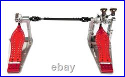 DW Machined Chain Drive Double Pedal Special Edition Red