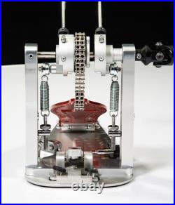 DW Machined Chain Drive Double Pedal Special Edition Red
