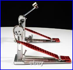 DW Machined Chain Drive Double Pedal Special Edition Red