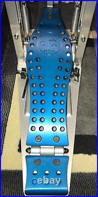 DW Machined Direct Drive Double Pedal Blue Main Assembly only EX COND