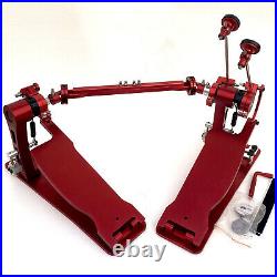 Directly drive 25 Long Board Bass Double Pedal By CNC In China Red