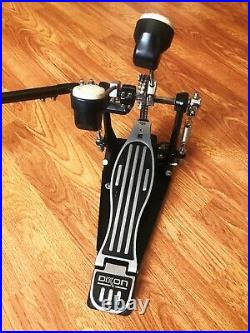 Dixon 911DB Double Bass Drum Pedal with Double Chains Very Good Condition
