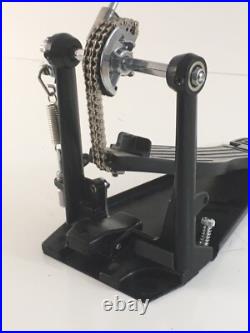 Dixon Black Heavy Duty Acoustic Bass Drum Pedal Double Chain Drive Percussion