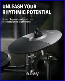 Donner DED-200X Electric Drum Set With Throne Headphones Dual Zone Snare Donner DED-200X Electric Drum Set With Throne Headphones Dual Zone Snare